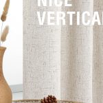 Ivory H.VERSAILTEX 100% Blackout Curtains with Faux Linen Texture – 52x96 Inch, Set of 2 Panels