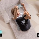 Grey 2-in-1 Toddler Sherpa Chair that Converts to Lounger