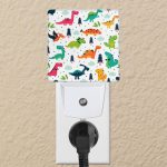 White LED Night Light Plug-in with Dusk to Dawn Sensor – Ideal for Bedrooms, Bathrooms, Hallways