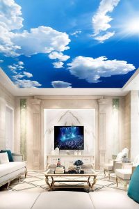 “Modern Living Room Ceiling Design from Amazon with Stylish Décor Elements”