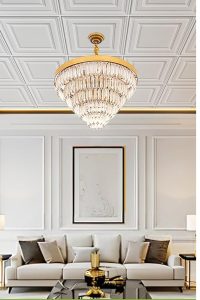“Modern Living Room Ceiling Design from Amazon with Stylish Décor Elements”