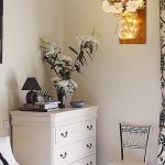 Set of two rustic mason jar wall sconces with LED fairy lights and white peony flowers