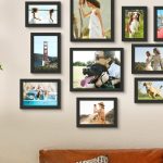 Black multi-size picture frame set for wall collage and tabletop display – Upsimples 10-pack.