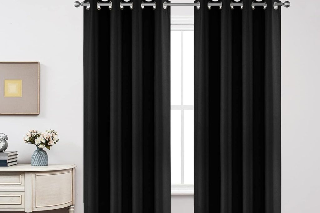 Joydeco 84-Inch Blackout Curtains – Thermal Insulated, Noise-Reducing Drapes with Grommets