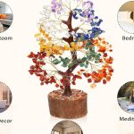 “7 Chakra Crystal Tree of Life – Handmade Feng Shui Gemstone Bonsai for Good Luck and Energy”