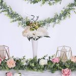 DearHouse Faux Eucalyptus Garland 2 Pack – Realistic Artificial Vines for Indoor Outdoor Wedding Décor