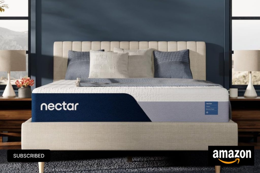 Nectar Classic 12-inch Queen Mattress with memory foam and cooling cover