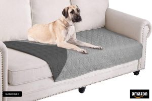 Top Pick for Pet Owners: Ameritex Waterproof Dog Bed Cover – The Perfect Reversible Blanket for Sofas, Beds & Couches