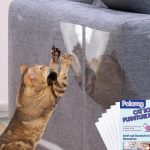 Anti-Cat Scratch Furniture Protector Tape – 12-Pack with Twist Pins for Couch, Wall, and Door Protection