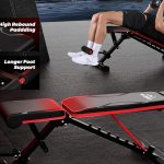 "FLYBIRD Adjustable Weight Bench with Headrest – Foldable Home Gym Exercise Bench (FBHR24)"