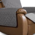 Gray and Light Gray Easy-Going Oversized Recliner Cover – Water-Resistant, Reversible, Pet-Friendly Sofa Protector