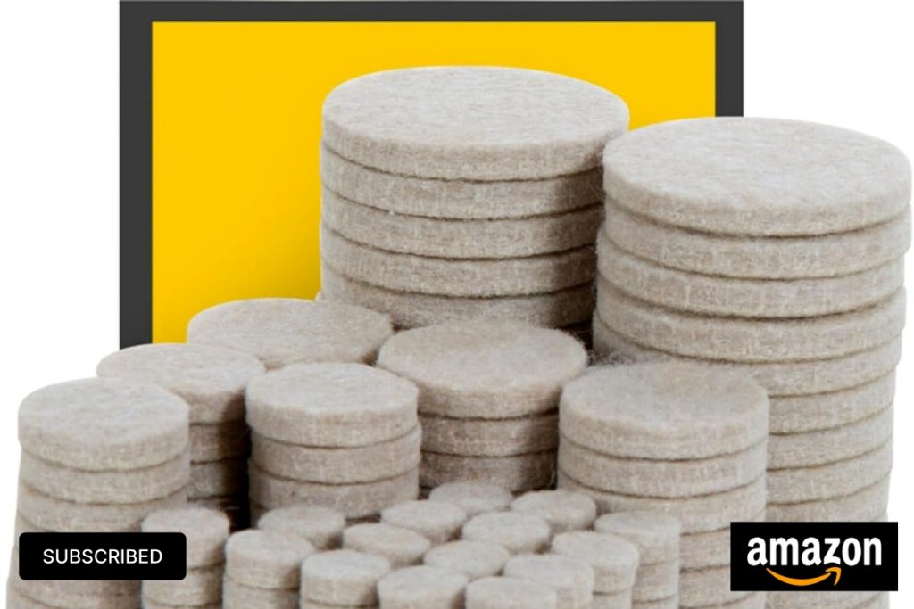 Scotch Felt Pads 162 PCS Beige – Assorted Sizes for Furniture Protection