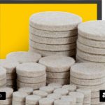 Scotch Felt Pads 162 PCS Beige – Assorted Sizes for Furniture Protection