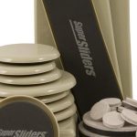 Super Sliders Assorted Reusable Furniture Sliders & Self-Stick Pads – 52-Pack in Beige
