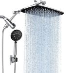 "Veken Wide Rain Shower Head with 6 Modes: The Ultimate High Pressure Shower Combo for a Luxurious Bathroom Experience"