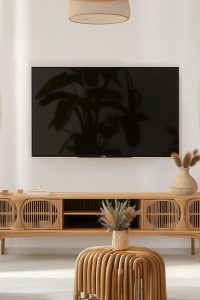 Set of 2 Boho Natural Wood Wall Candle Holders – Minimalist Mid-Century Wall-Mounted Decor for Living Room, Bedroom, Bathroom, or Nursery