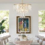 24-inch gold crystal chandelier with 3 tiers of K9 crystals and 12 E12 light bulbs – ideal for luxury dining rooms, bedrooms, or entryways