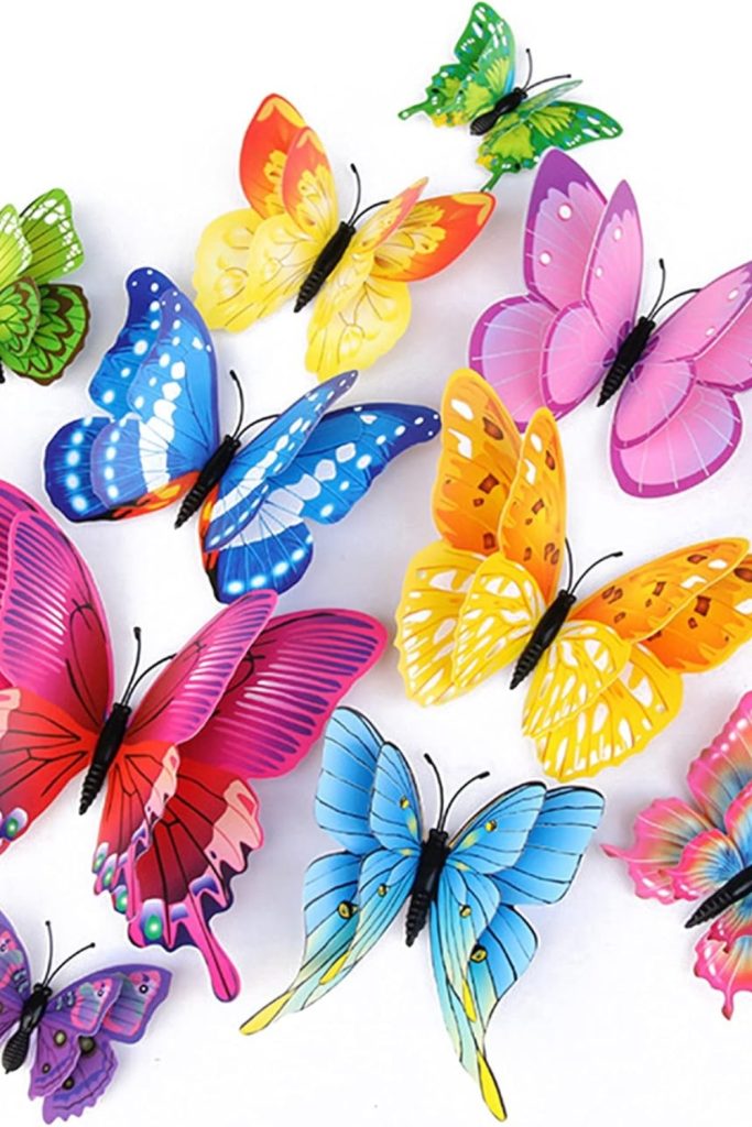 🦋 Transform Your Space with OPSEAM 3D Butterfly Wall Decor – Vibrant, Whimsical, and Easy to Apply