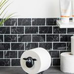 “VELENTI black sheep toilet paper holder freestanding with 6 rolls”