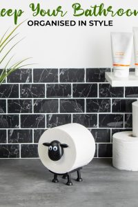 “VELENTI black sheep toilet paper holder freestanding with 6 rolls”
