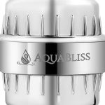 “AquaBliss High Output Shower Filter SF100 – Chrome finish with multi-stage filter cartridge for chlorine and odor reduction”