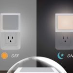 “MAZ-TEK Plug-in LED Night Light with adjustable brightness and dusk-to-dawn sensor – 2 pack warm white”