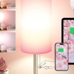 Small minimalist table lamp with round fabric shade on a nightstand – perfect for bedrooms, desks, or children's study areas