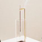 Product photo of the incense holder on a wooden table