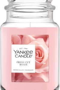 "Yankee Candle Large Jar Scented Candle with 22 oz premium wax in glass container"