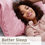 Bedsure satin pillowcases queen size set of 2 in pink color for hair and skin care