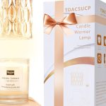 "Candle warmer lamp with adjustable height and dimmable brightness"