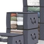 Legging Organizer for Closet – Metal Yoga Pants Hangers 2 Pack with 10 Rubber-Coated Clips in Black