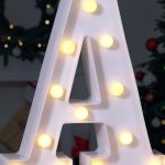Foaky LED Marquee Letter A decorative light for weddings, parties, and home decor