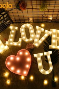 "Pooqla LED Marquee Letter L light for home and party decoration"