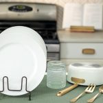 S&T INC. XL Microfiber Dish Drying Mat 18x24 in Sage – Super Absorbent, Machine Washable Kitchen Counter Mat for Dishes, Pots, Pans & Utensils