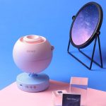 POCOCO Galaxy Star Projector for Bedroom – Replaceable Optical Film Discs – HD Soft Light Home Planetarium for Relaxation, Study & Meditation