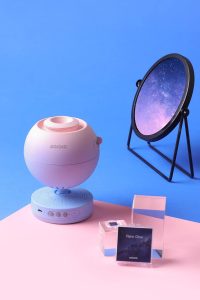 POCOCO Galaxy Star Projector for Bedroom – Replaceable Optical Film Discs – HD Soft Light Home Planetarium for Relaxation, Study & Meditation
