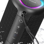 "Portable Bluetooth Speaker with LED Lights – Small Wireless Speaker for Outdoors"