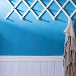 SKOLOO Hat Rack for Wall – Solid Wooden Expandable Coat Rack with 17 Hooks in White