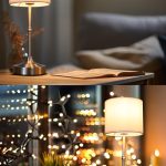 Rechargeable cordless LED table lamp with touch control and dimmable light for modern bedrooms