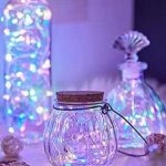 "Colorful fairy lights battery operated 7ft 20 LED string for party decor"
