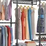 VIPEK V5 Portable Closet Wardrobe – Heavy Duty Black Clothes Rack with 4 Hanging Rods and 8 Adjustable Shelves