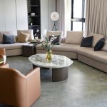 Before and after budget-friendly living room makeover