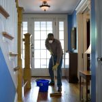 "Daily home cleaning routine checklist for a tidy house"
