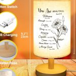 Christian Jesus lamp on a bedside table, glowing softly with inspirational light for women and teen girls