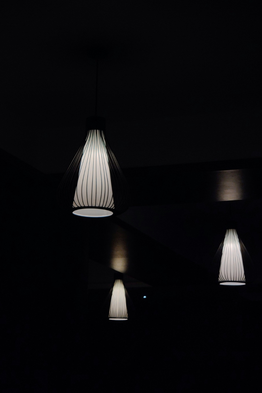 Modern living room with affordable ceiling light fixture