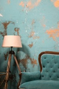 “Maintaining space between sofa and wall to prevent dampness and mold”