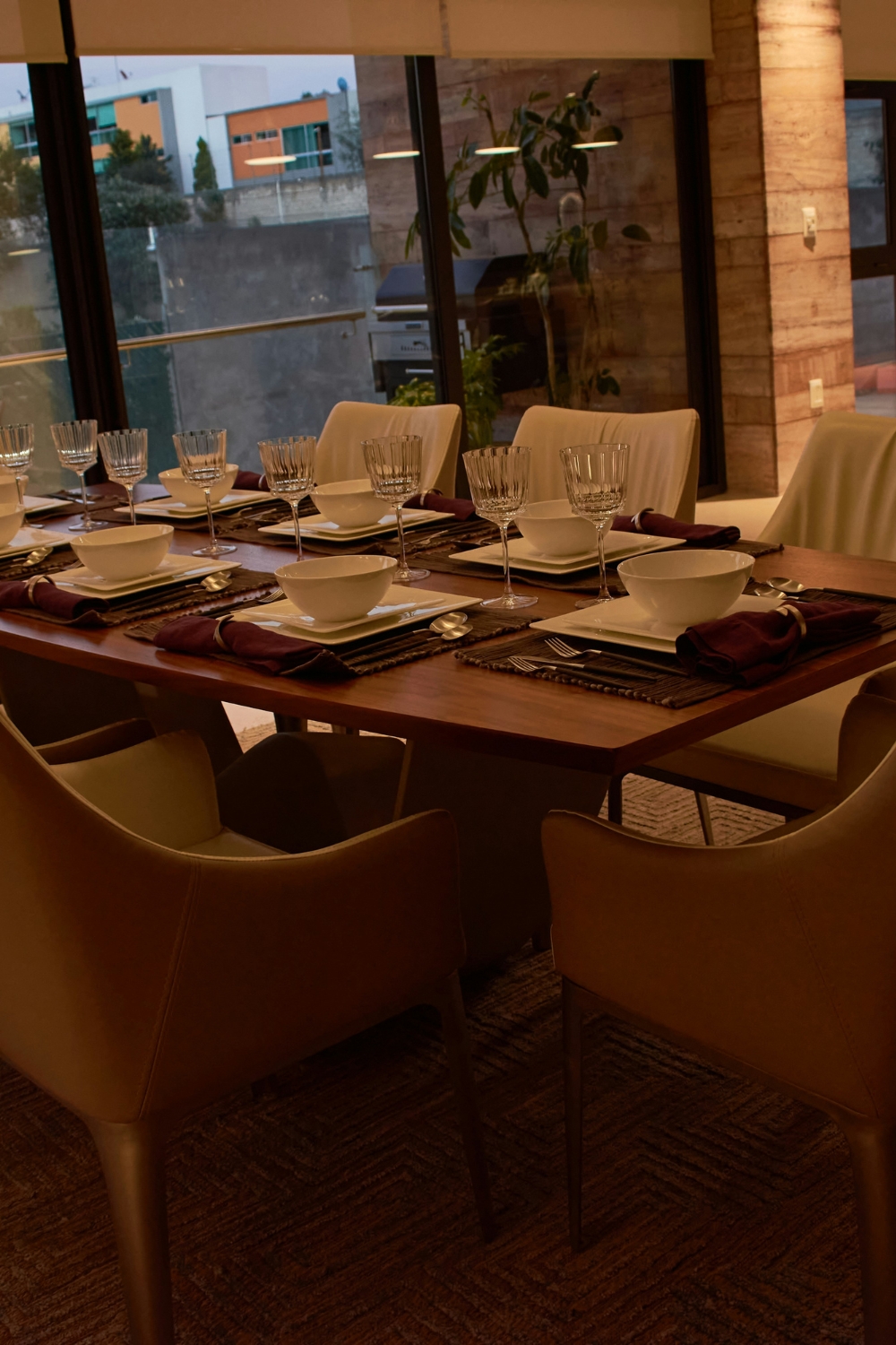 “Compact extendable dining table for small apartment dining area”