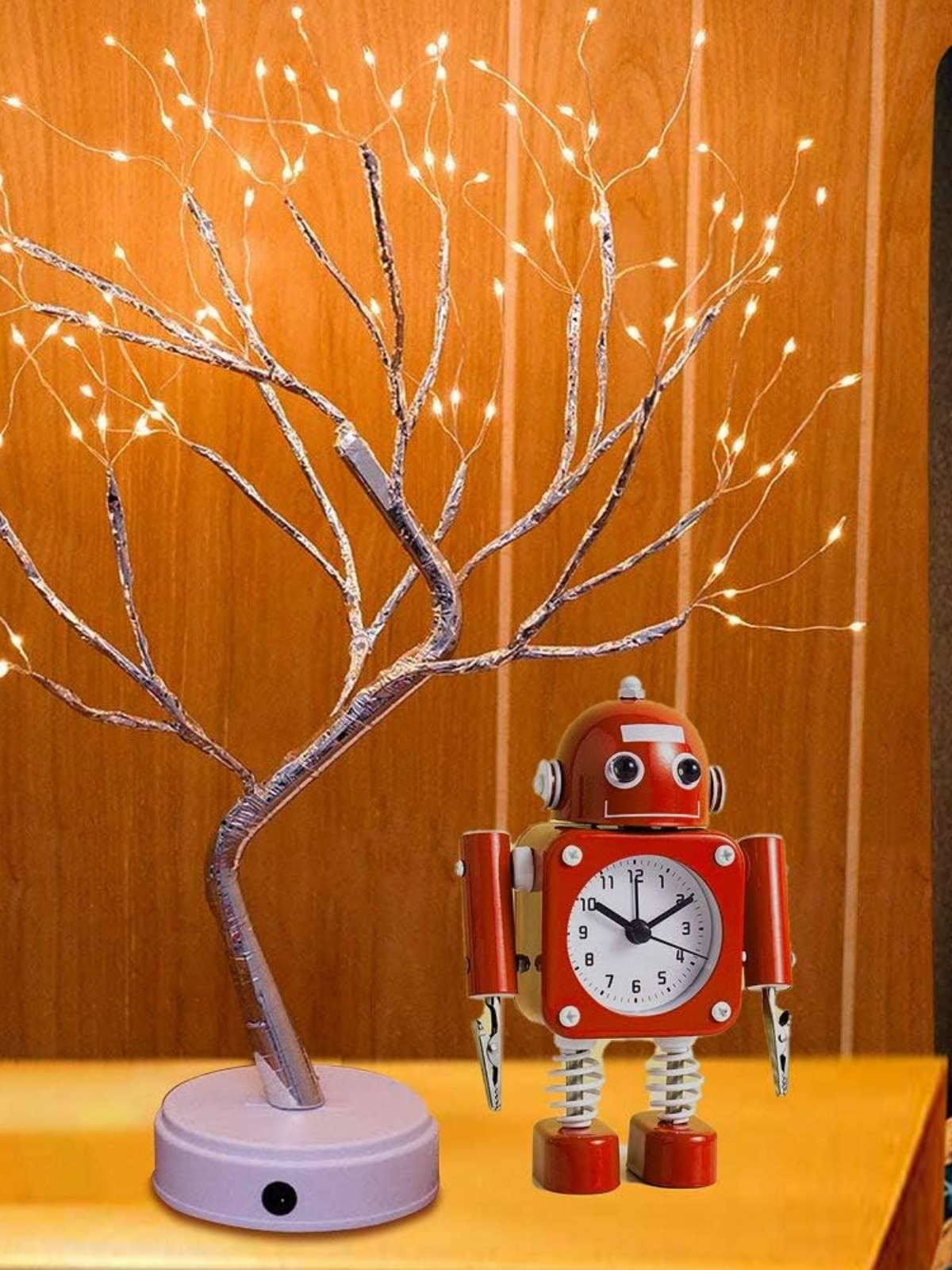 OTAVILEM LED Tabletop Bonsai Tree Light – Artificial Tree Lamp with Warm White LEDs for Bedroom or Living Room Decor.