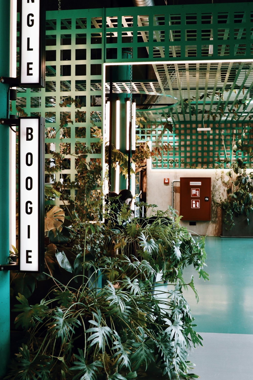 Rustic wooden dining table in farmhouse-style kitchen